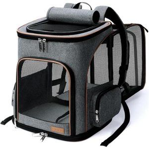 Cat Backpack Expandable Pet Carrier Backpack for Small Cats and Dogs